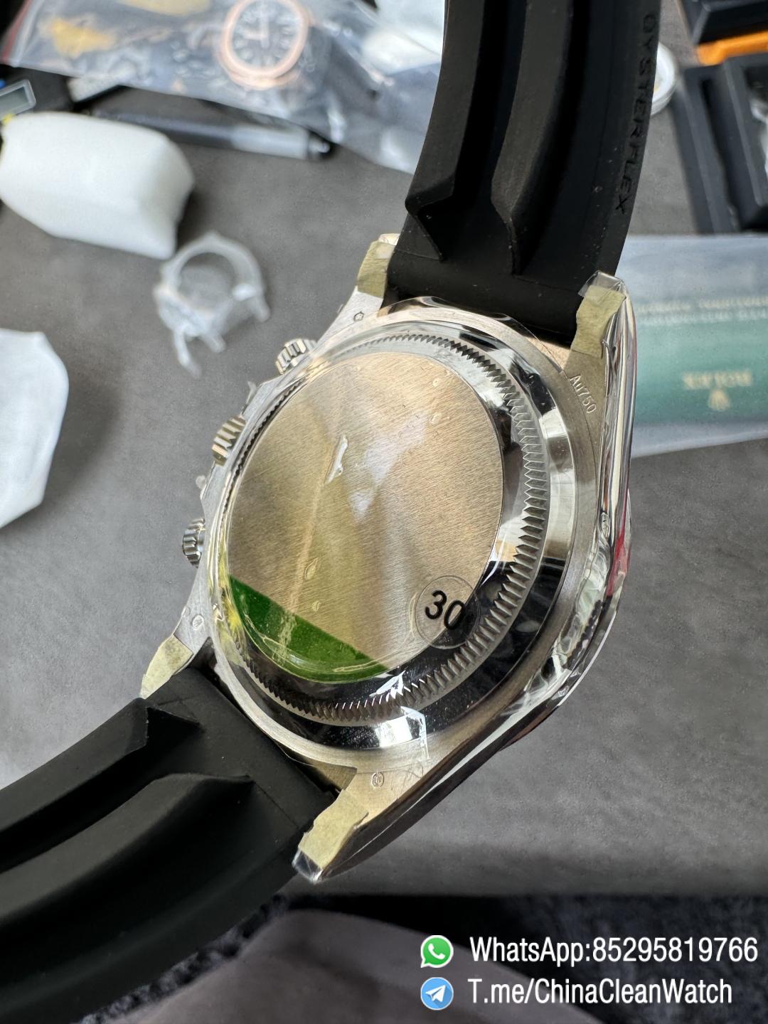 Clean Factory Watches VSF Gain Weight 137g Daytona 126519 Black Dial Silver Center Chrono Dial Diamonds Indexes DD4131 Caliber Oysterflex Strap 09 Clean Factory Watches VSF Gain Weight 137g Daytona 126519 Black Dial Silver Center Chrono Dial Diamonds Indexes DD4131 Caliber Oysterflex Strap 09