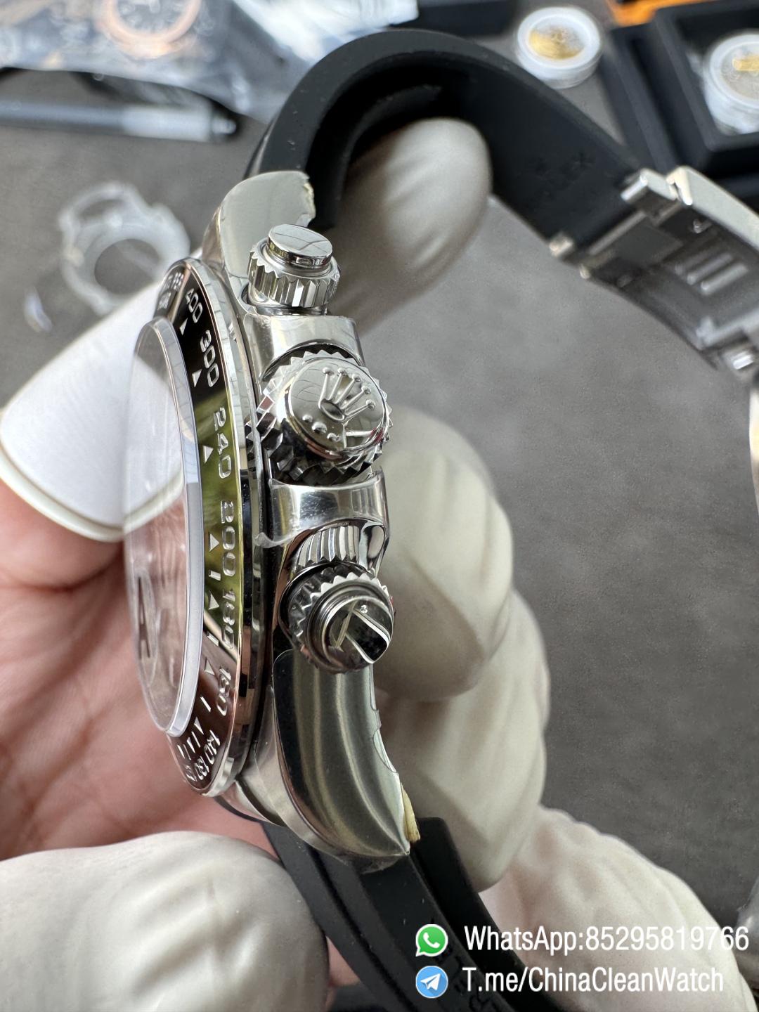 Clean Factory Watches VSF Gain Weight 137g Daytona 126519 Black Dial with Silver Center Chrono Dial DanDong 4131 Movement Oysterflex Strap 08 Clean Factory Watches VSF Gain Weight 137g Daytona 126519 Black Dial with Silver Center Chrono Dial DanDong 4131 Movement Oysterflex Strap 08