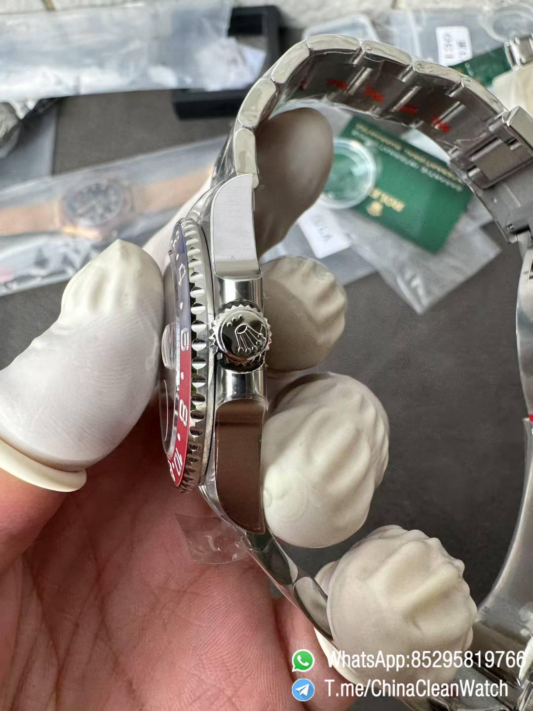 VS Factory Watch GMT Master II Pepsi 126710BLRO Blue Red Ceramic Bezel Blck Dial 904L Steel Oyster Bracelet DD3285 V3 07 VS Factory Watch GMT Master II Pepsi 126710BLRO Blue Red Ceramic Bezel Blck Dial 904L Steel Oyster Bracelet DD3285 V3 07