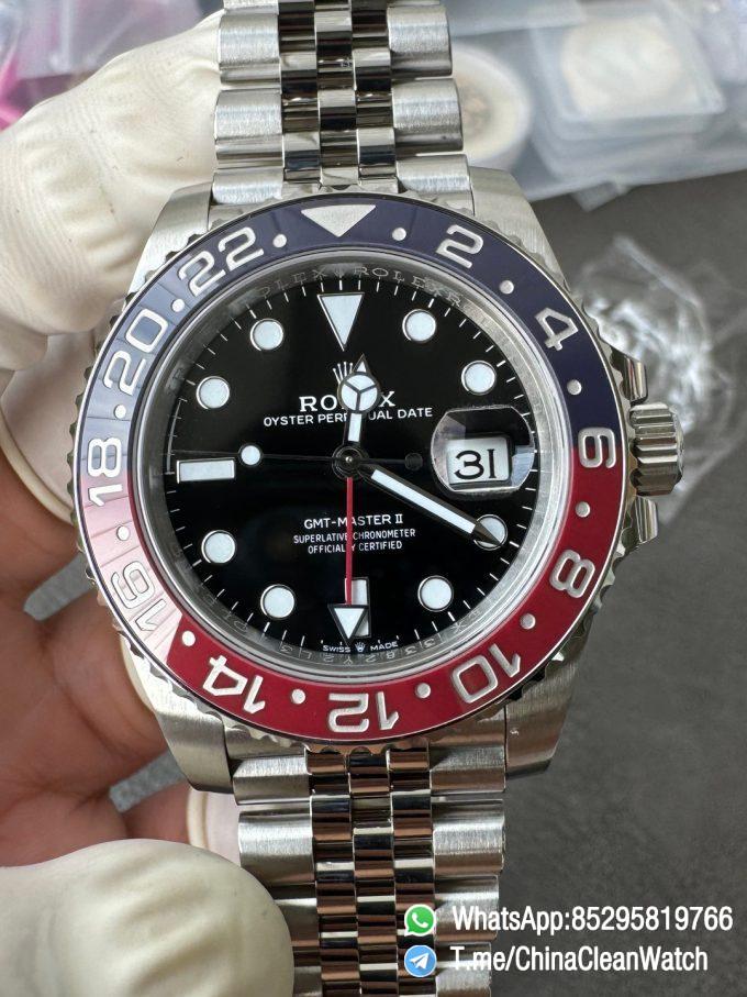 VSF GMT Master II Pepsi 126710BLRO 904L Steel Blue Red Bezel Jubilee Bracelet DD3285 CHS V3 00 1