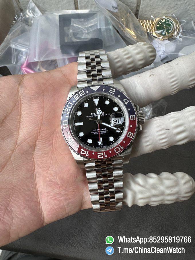 VSF GMT Master II Pepsi 126710BLRO 904L Steel Blue Red Bezel Jubilee Bracelet DD3285 CHS V3 01