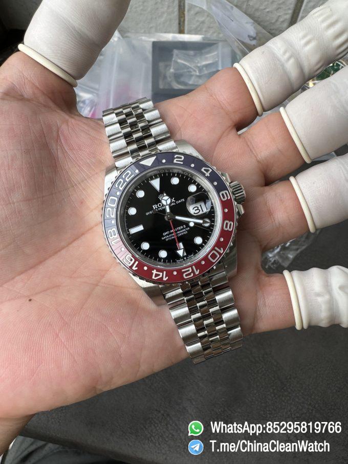 VSF GMT Master II Pepsi 126710BLRO 904L Steel Blue Red Bezel Jubilee Bracelet DD3285 CHS V3 02