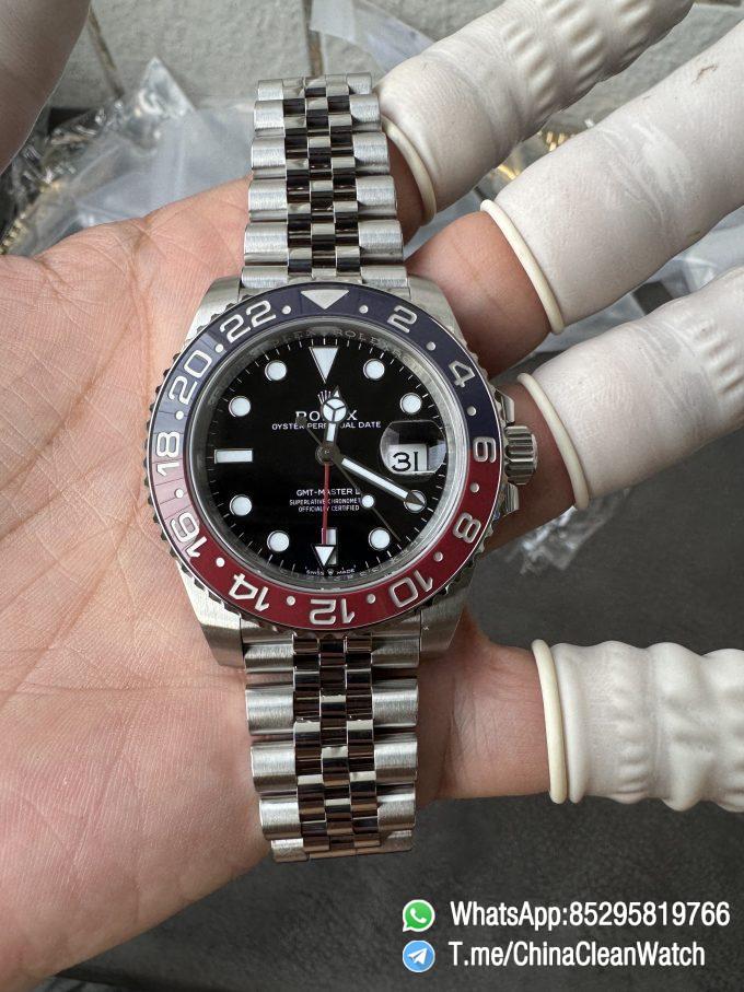 VSF GMT Master II Pepsi 126710BLRO 904L Steel Blue Red Bezel Jubilee Bracelet DD3285 CHS V3 04