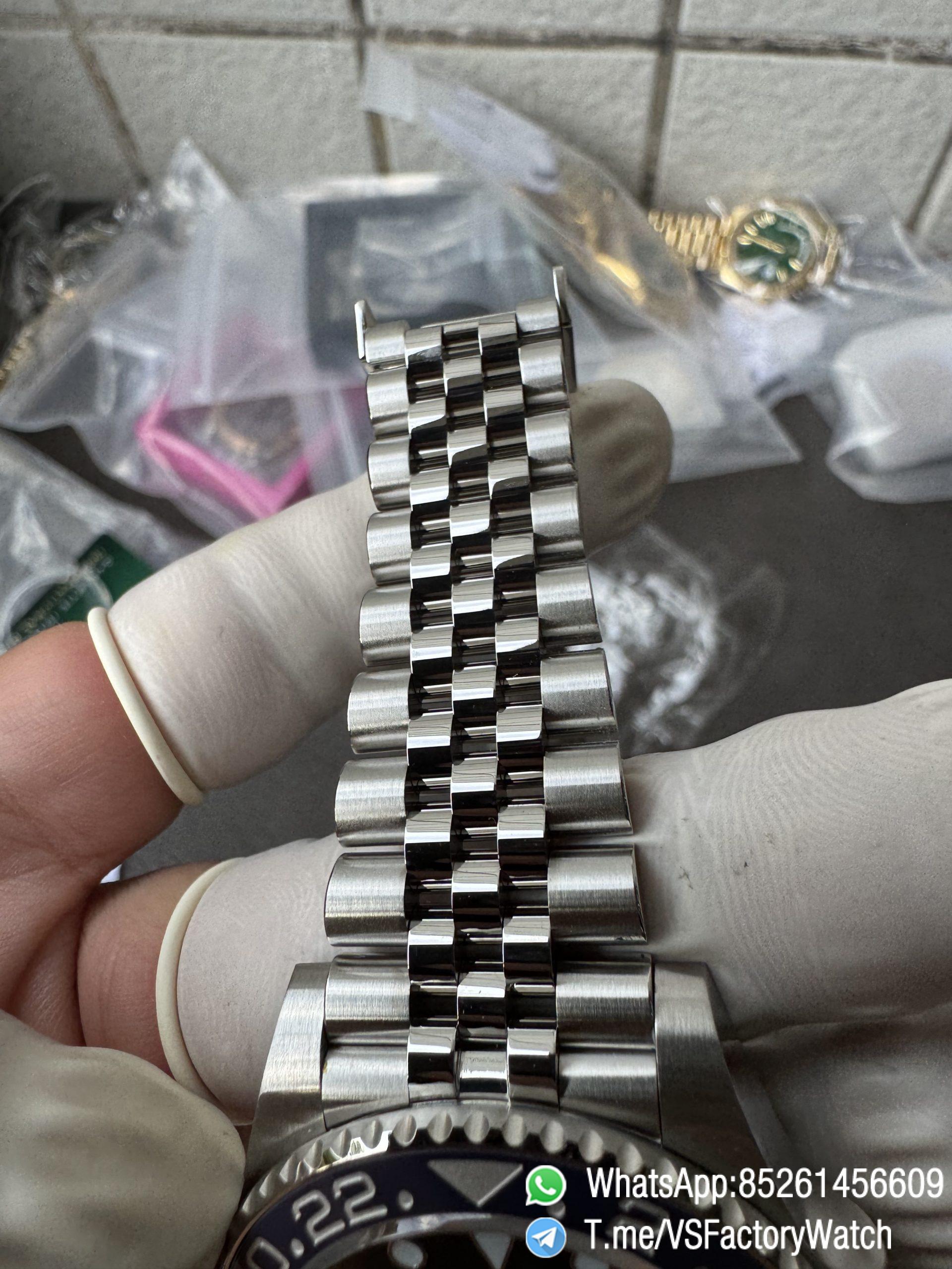 VSF GMT Master II Pepsi 126710BLRO 904L Steel Blue Red Bezel Jubilee Bracelet DD3285 CHS V3 08 VSF GMT Master II Pepsi 126710BLRO 904L Steel Blue Red Bezel Jubilee Bracelet DD3285 CHS V3 08