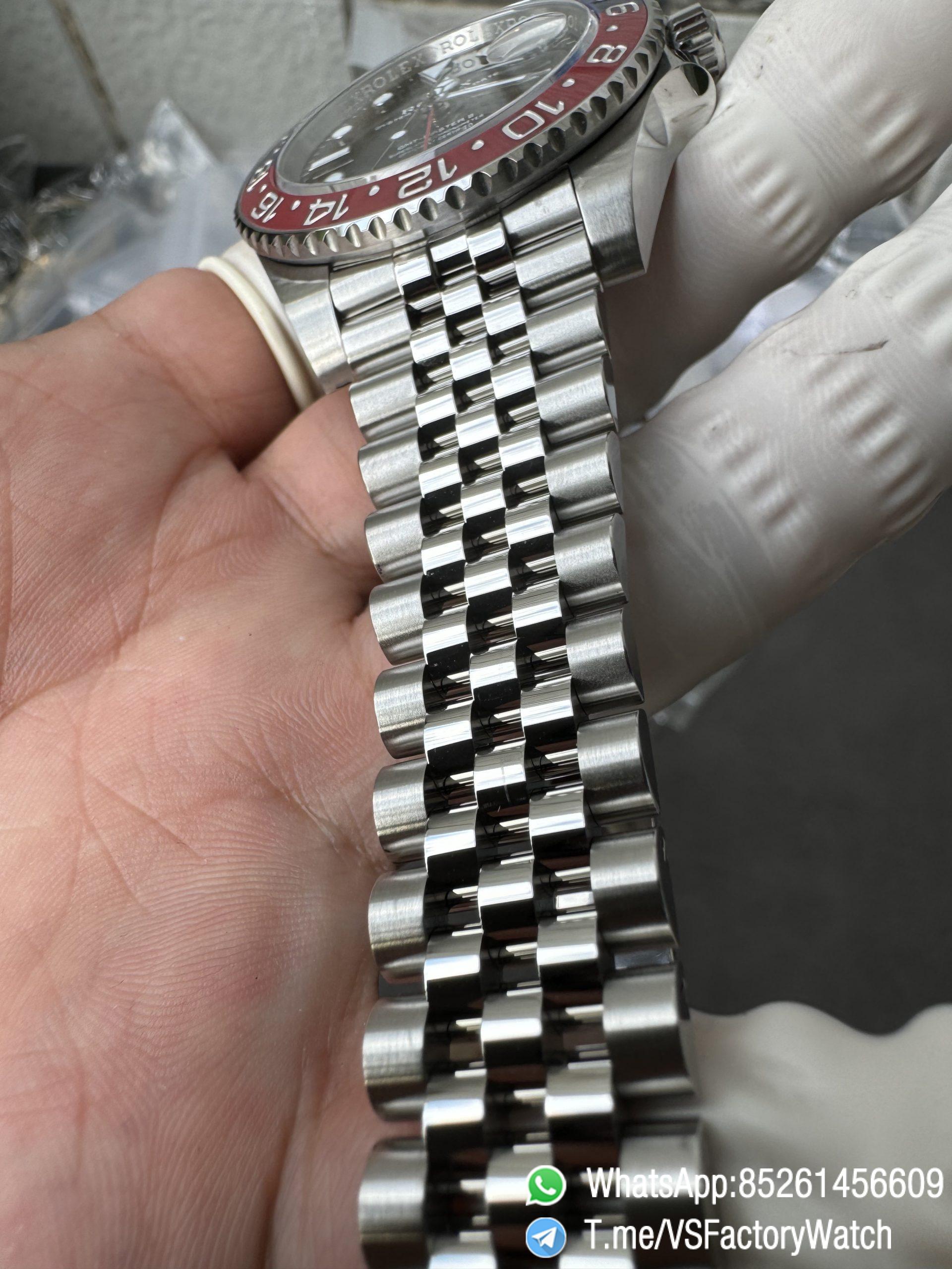 VSF GMT Master II Pepsi 126710BLRO 904L Steel Blue Red Bezel Jubilee Bracelet DD3285 CHS V3 11 VSF GMT Master II Pepsi 126710BLRO 904L Steel Blue Red Bezel Jubilee Bracelet DD3285 CHS V3 11