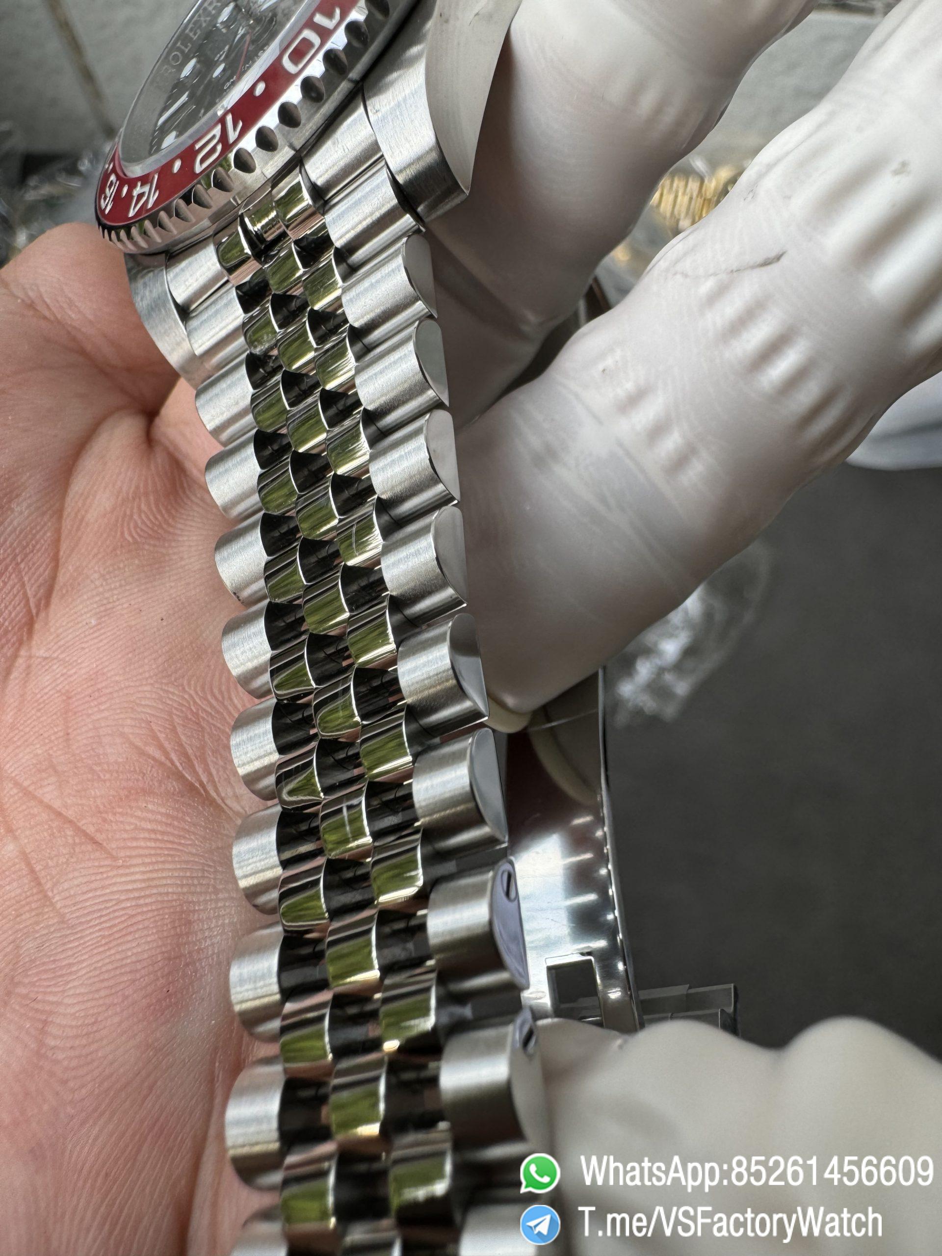 VSF GMT Master II Pepsi 126710BLRO 904L Steel Blue Red Bezel Jubilee Bracelet DD3285 CHS V3 12 VSF GMT Master II Pepsi 126710BLRO 904L Steel Blue Red Bezel Jubilee Bracelet DD3285 CHS V3 12