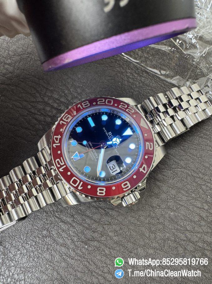 VSF GMT Master II Pepsi 126710BLRO 904L Steel Blue Red Bezel Jubilee Bracelet DD3285 CHS V3 19