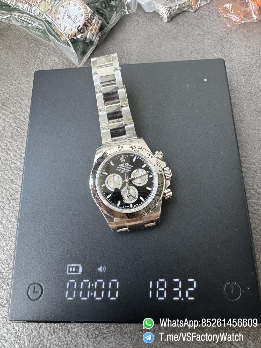 Clean Factory Authorized Store VSF Daytona 126509 Black Dial Luminous Hour Markers Silver Chrono Sub Dial 904L Steel Case Oyster Bracelet DD4131 Caliber 11 Clean Factory Authorized Store VSF Daytona 126509 Black Dial Luminous Hour Markers Silver Chrono Sub Dial 904L Steel Case Oyster Bracelet DD4131 Caliber 11