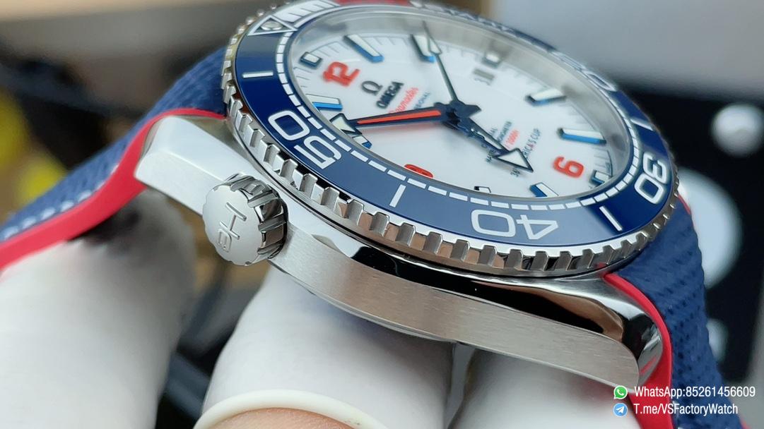 VS Factory Seamaster Planet Ocean 600m 36th America’s Cup 43.5 White Dial Blue Ceramic Bezel Blue Nylon Strap Super Clone 8900 Carlibe 04 VS Factory Seamaster Planet Ocean 600m 36th America’s Cup 43.5 White Dial Blue Ceramic Bezel Blue Nylon Strap Super Clone 8900 Carlibe 04