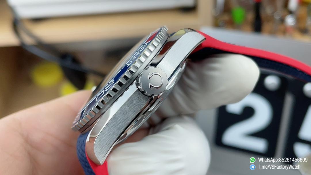 VS Factory Seamaster Planet Ocean 600m 36th America’s Cup 43.5 White Dial Blue Ceramic Bezel Blue Nylon Strap Super Clone 8900 Carlibe 05 VS Factory Seamaster Planet Ocean 600m 36th America’s Cup 43.5 White Dial Blue Ceramic Bezel Blue Nylon Strap Super Clone 8900 Carlibe 05