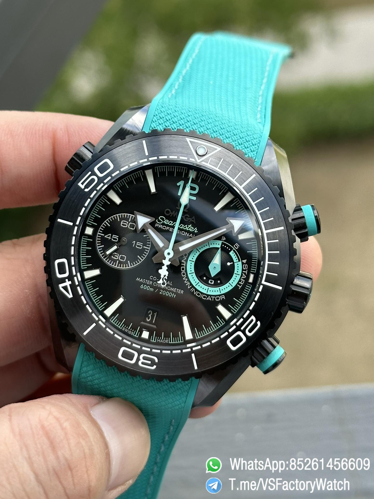 VSF Cooperative MS Factory Seamaster Planet Ocean 600m ETNZ Deep Black 45.5mm Black Ceramic on Rubber Strap SuperClone 9900 Carliber 02 VSF Cooperative MS Factory Seamaster Planet Ocean 600m ETNZ Deep Black 45.5mm Black Ceramic on Rubber Strap SuperClone 9900 Carliber 02