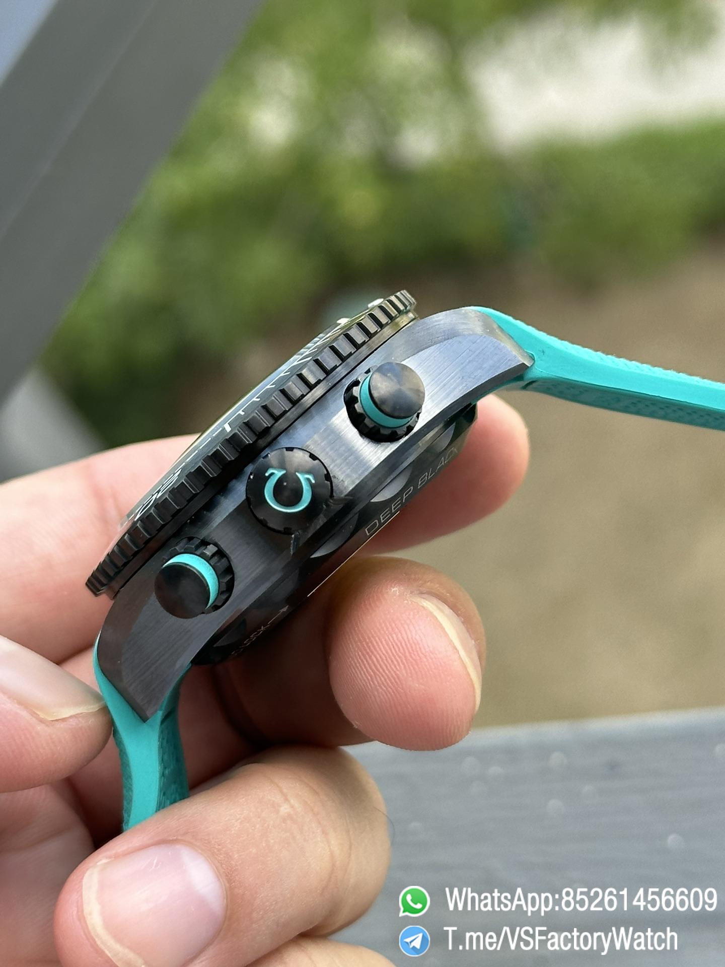 VSF Cooperative MS Factory Seamaster Planet Ocean 600m ETNZ Deep Black 45.5mm Black Ceramic on Rubber Strap SuperClone 9900 Carliber 06 VSF Cooperative MS Factory Seamaster Planet Ocean 600m ETNZ Deep Black 45.5mm Black Ceramic on Rubber Strap SuperClone 9900 Carliber 06