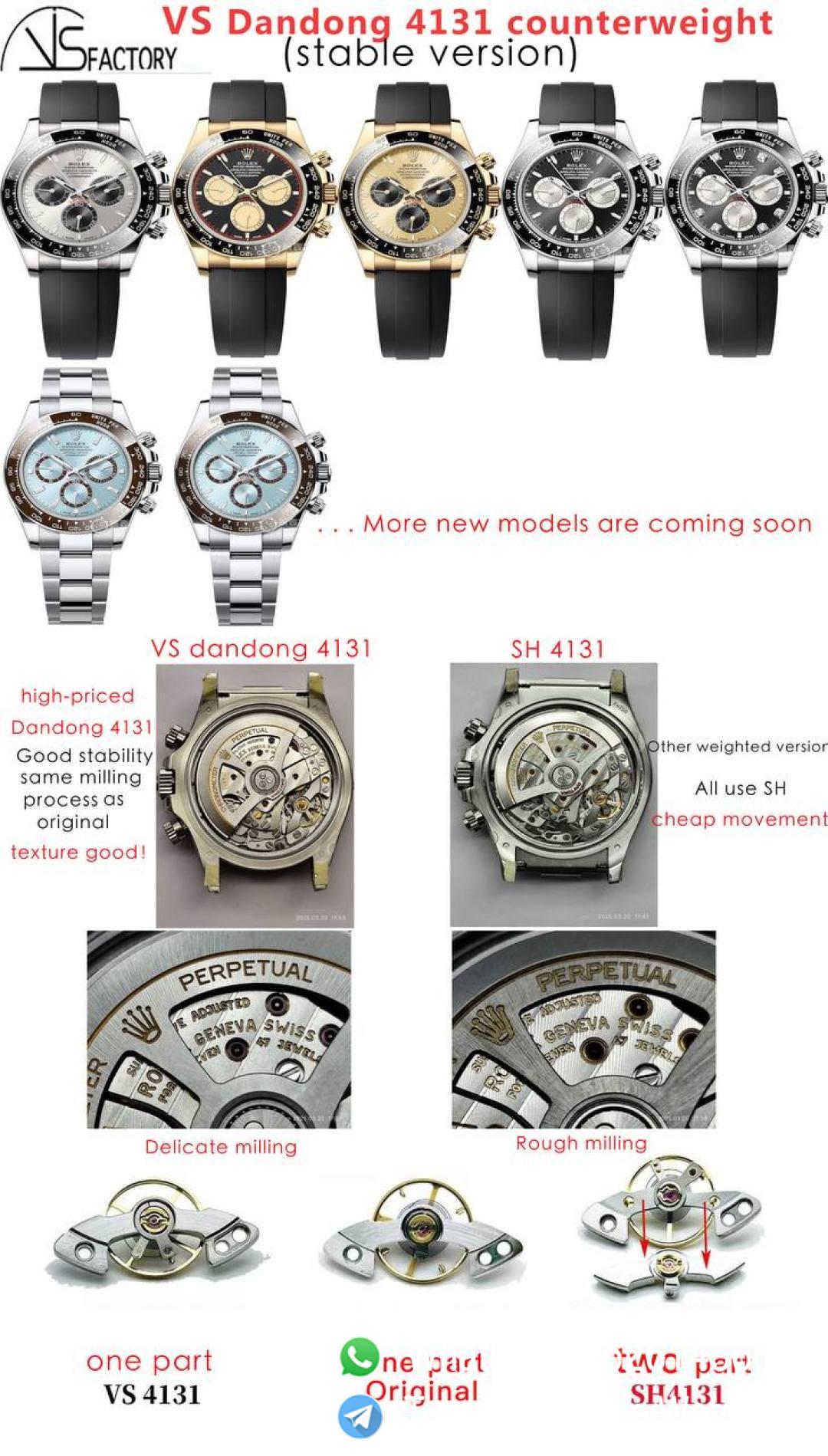 VSF Increase Weight Daytona 4131 Calibre 02 VSF Increase Weight Daytona 4131 Calibre 02