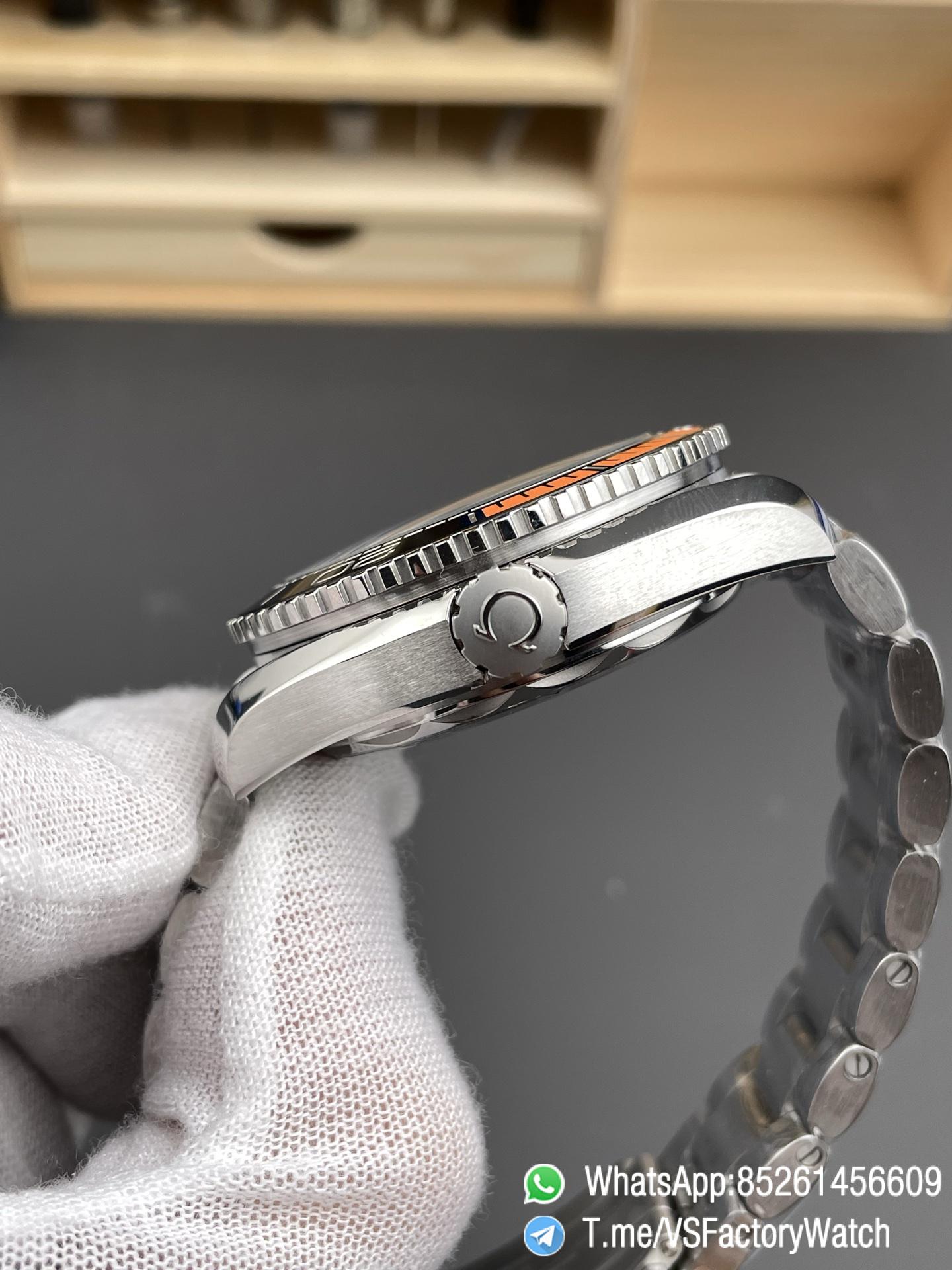 VSF Seamaster Planet Ocean 600m Black Dial Black Quarter Orange Index Ceramic Bezel 43.5mm Steel on Steel SuperClone 8900 Carliber 04 VSF Seamaster Planet Ocean 600m Black Dial Black Quarter Orange Index Ceramic Bezel 43.5mm Steel on Steel SuperClone 8900 Carliber 04