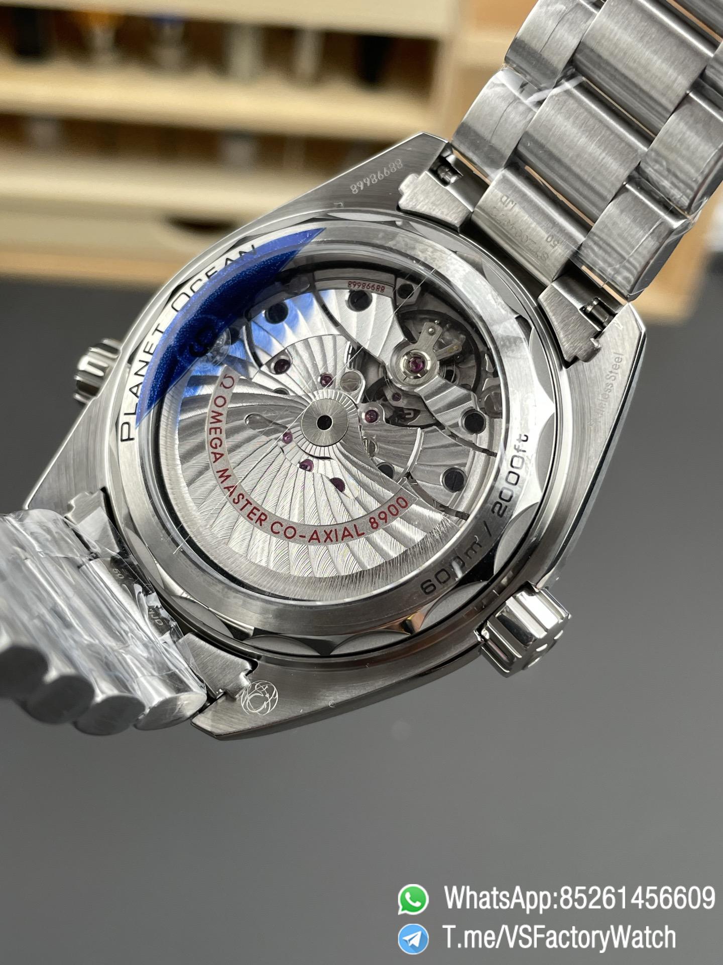 VSF Seamaster Planet Ocean 600m Black Dial Black Quarter Orange Index Ceramic Bezel 43.5mm Steel on Steel SuperClone 8900 Carliber 06 VSF Seamaster Planet Ocean 600m Black Dial Black Quarter Orange Index Ceramic Bezel 43.5mm Steel on Steel SuperClone 8900 Carliber 06