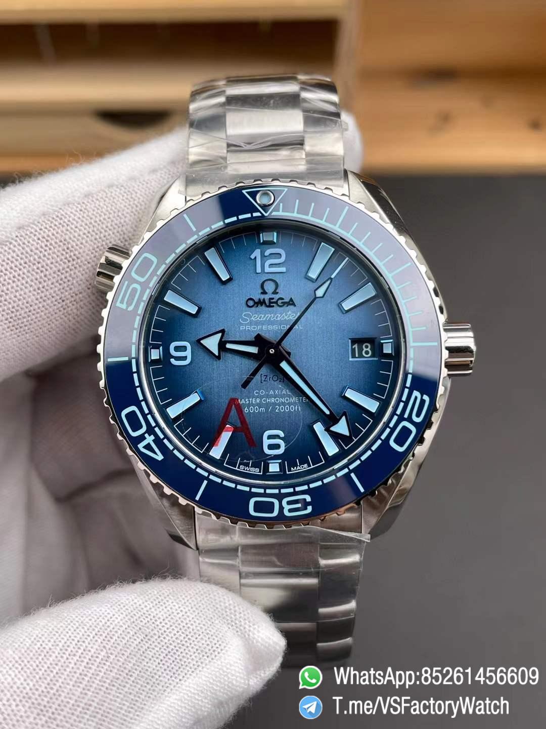 VSF Seamaster Planet Ocean 600m Co axial Summer Blue Stainless Steel Case Bracelet Super Clone 8800 Movement V4 02 VSF Seamaster Planet Ocean 600m Co axial Summer Blue Stainless Steel Case Bracelet Super Clone 8800 Movement V4 02