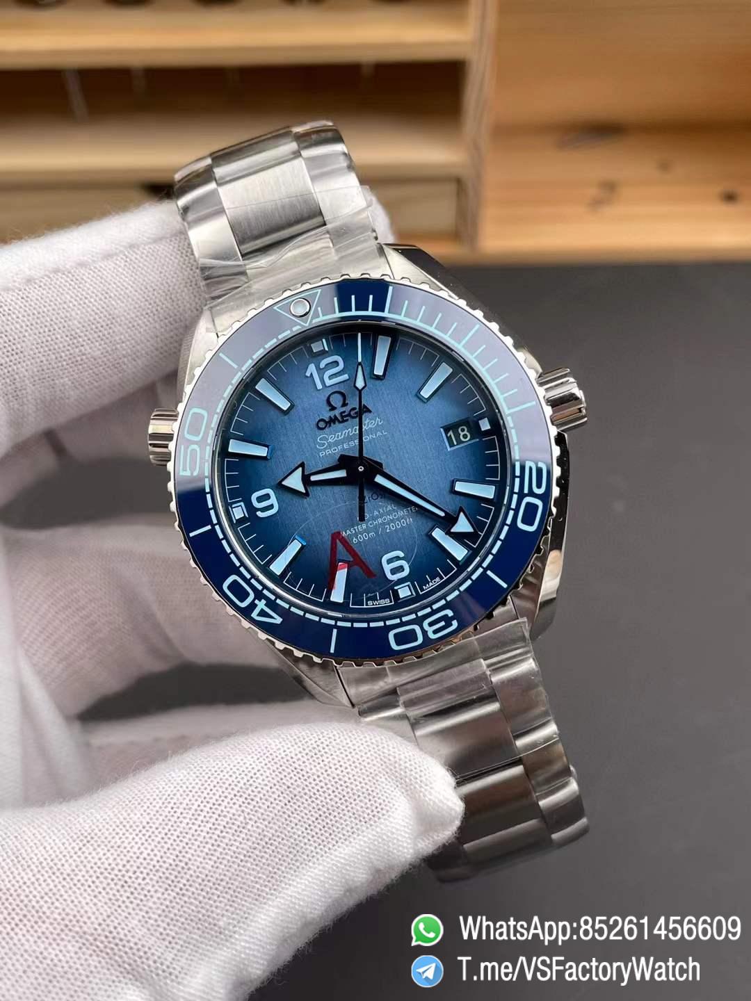 VSF Seamaster Planet Ocean 600m Co axial Summer Blue Stainless Steel Case Bracelet Super Clone 8800 Movement V4 03 VSF Seamaster Planet Ocean 600m Co axial Summer Blue Stainless Steel Case Bracelet Super Clone 8800 Movement V4 03