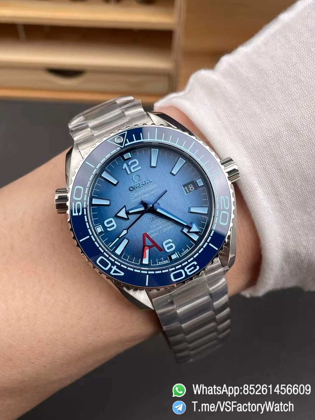 VSF Seamaster Planet Ocean 600m Co axial Summer Blue Stainless Steel Case Bracelet Super Clone 8800 Movement V4 09 VSF Seamaster Planet Ocean 600m Co axial Summer Blue Stainless Steel Case Bracelet Super Clone 8800 Movement V4 09