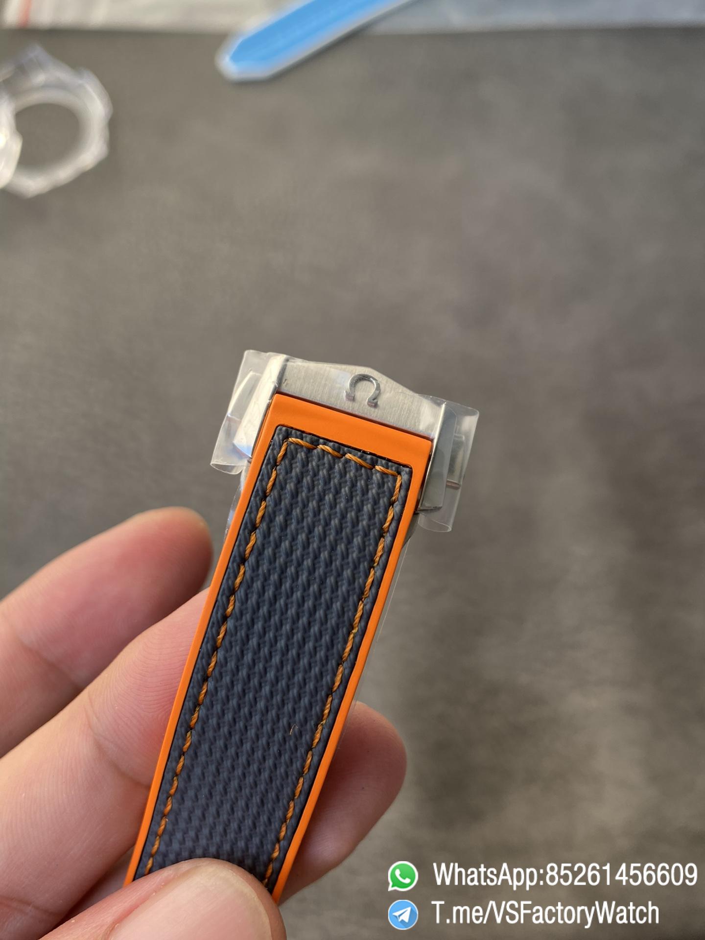 VSF Seamaster Planet Ocean 600m Grey Dial Quarter Orange Index Bezel 43.5mm Titanium Case on Rubber Strap SuperClone 8900 Carliber 09 VSF Seamaster Planet Ocean 600m Grey Dial Quarter Orange Index Bezel 43.5mm Titanium Case on Rubber Strap SuperClone 8900 Carliber 09