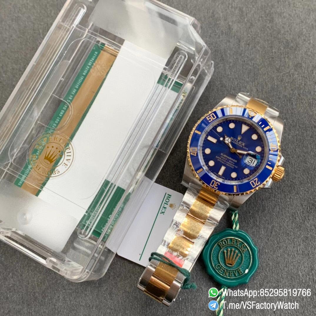 Swiss Grade VSF Submariner 116613LB Blue Dial Blue Ceramic Bezel Steel YG Two Tone Bracelet 904L Steel Case VS3135 09 Swiss Grade VSF Submariner 116613LB Blue Dial Blue Ceramic Bezel Steel YG Two Tone Bracelet 904L Steel Case VS3135 09