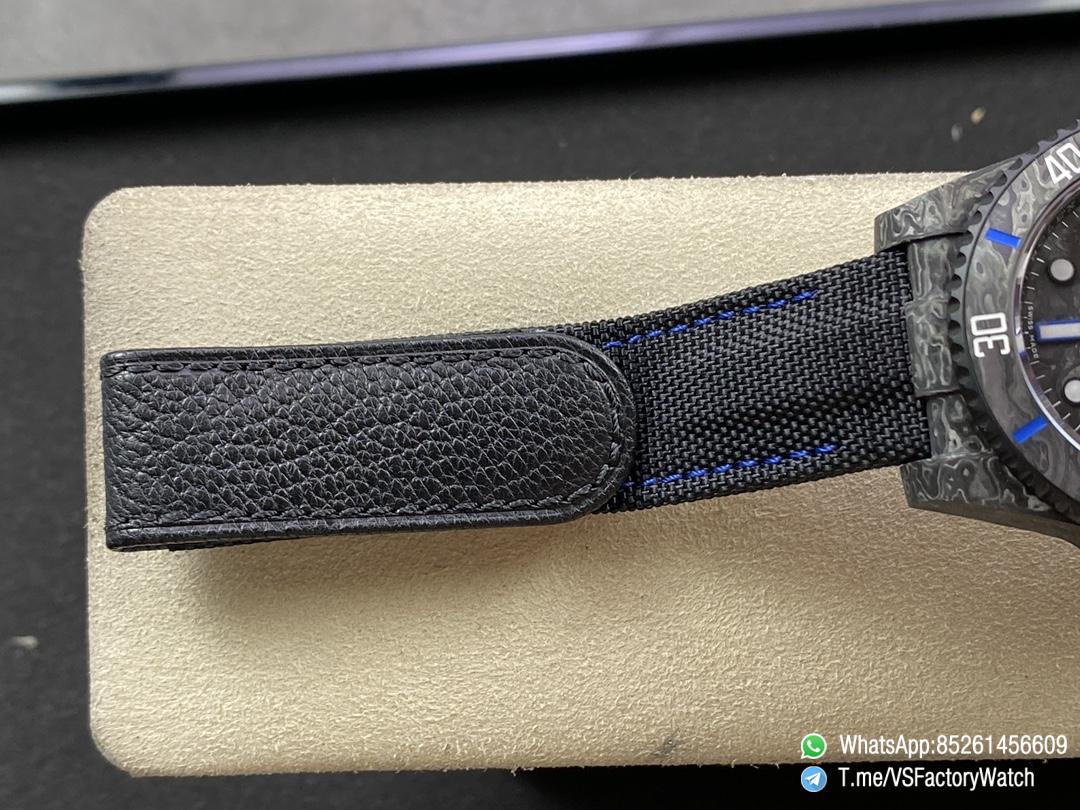 VS Factory Diw Submariner Black Carbon Case and Dial Black Carbon Bezel with Blue Indexes Black Nylon Strap DD3135 Movement 09 VS Factory Diw Submariner Black Carbon Case and Dial Black Carbon Bezel with Blue Indexes Black Nylon Strap DD3135 Movement 09
