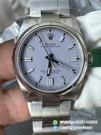 VS Factory Oyster Perpetual 36 Lavender Purple Dial 126000 Oyster Bracelet DanDong 3230 72 Hours Power Reserve 00