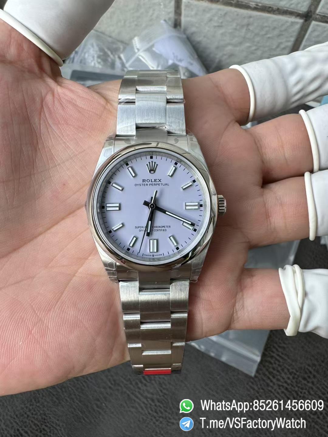 VS Factory Oyster Perpetual 36 Lavender Purple Dial 126000 Oyster Bracelet DanDong 3230 72 Hours Power Reserve 03 VS Factory Oyster Perpetual 36 Lavender Purple Dial 126000 Oyster Bracelet DanDong 3230 72 Hours Power Reserve 03