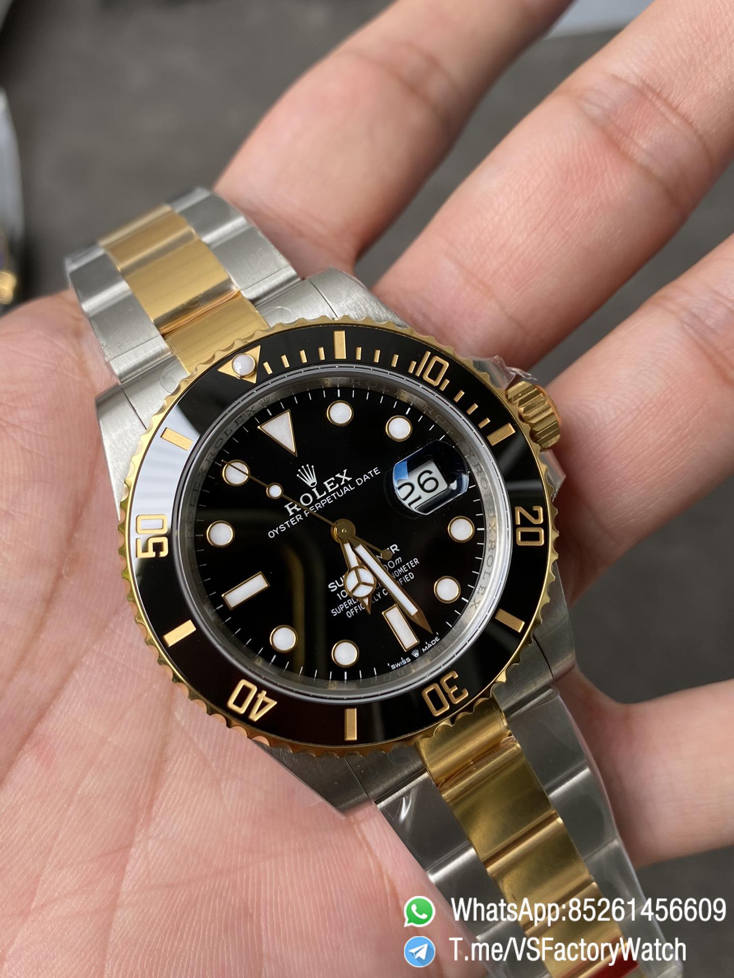 VS Factory Watch Rolex Submariner 126613LN Gold and Steel Two Tone Material Black Ceramic Bezel DanDong 3235 Movement 72 Hours PR 03 VS Factory Watch Rolex Submariner 126613LN Gold and Steel Two Tone Material Black Ceramic Bezel DanDong 3235 Movement 72 Hours PR 03