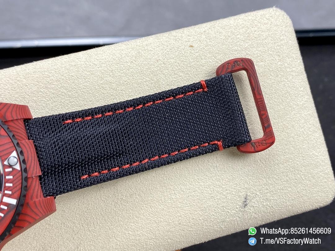 VS Factory Watches Submariner DIW 40mm Red Carbon Case and Bezel Black Carbon Dial Black Nylon Strap DanDong 3135 Movement 08 VS Factory Watches Submariner DIW 40mm Red Carbon Case and Bezel Black Carbon Dial Black Nylon Strap DanDong 3135 Movement 08