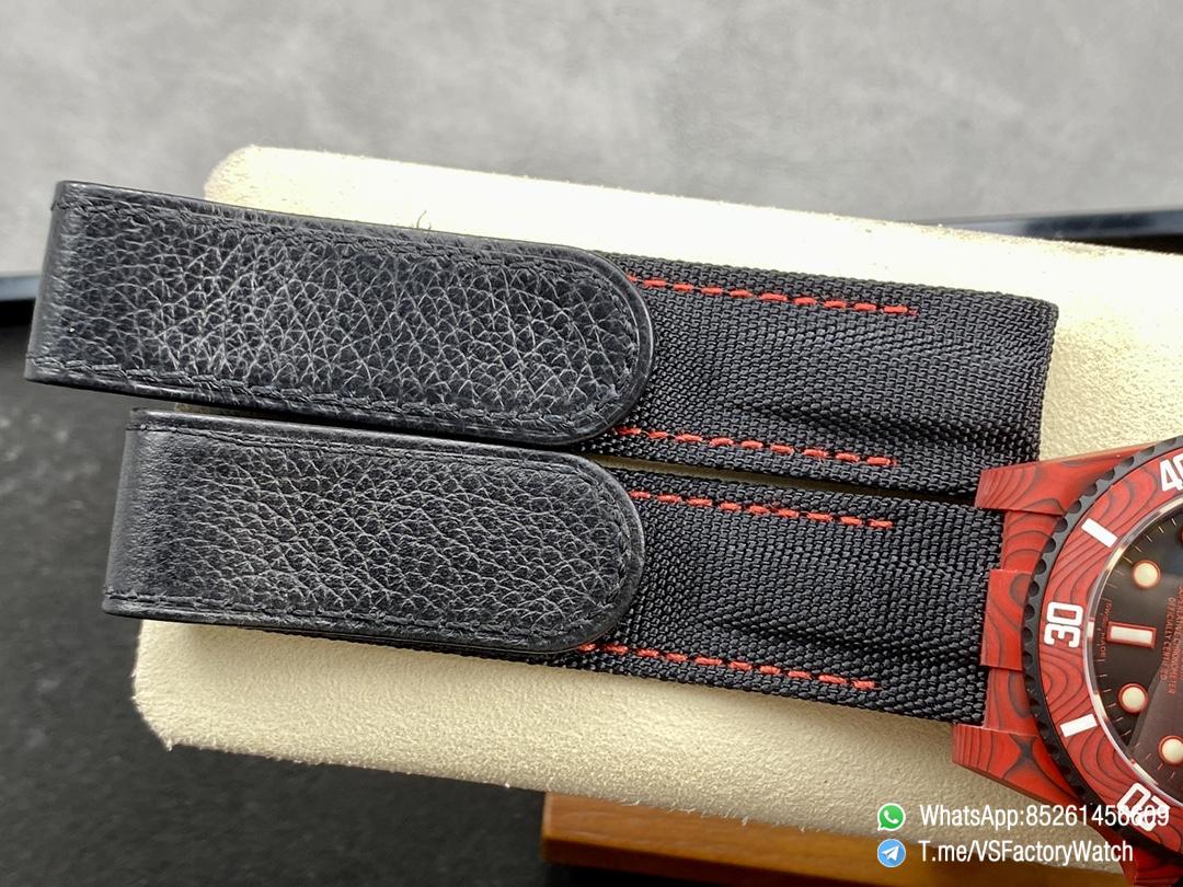 VS Factory Watches Submariner DIW 40mm Red Carbon Case and Bezel Black Carbon Dial Black Nylon Strap DanDong 3135 Movement 09 VS Factory Watches Submariner DIW 40mm Red Carbon Case and Bezel Black Carbon Dial Black Nylon Strap DanDong 3135 Movement 09