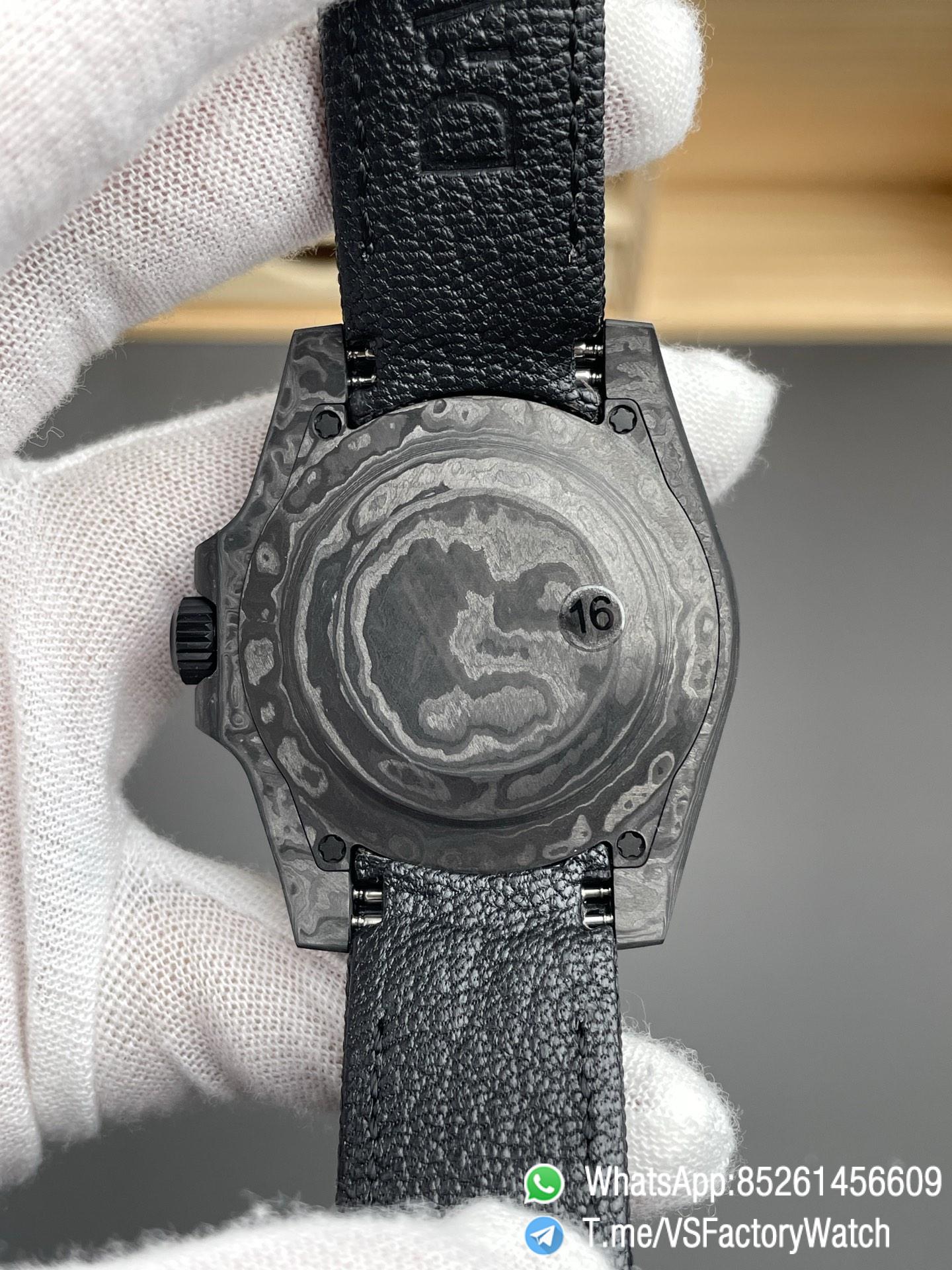 VSF Role Submariner DiW 40mm Black Carbon Case Black Carbon Bezel Black Carbon Dial on Black Nylon Strap DanDong 3135 Movement 03 VSF Role Submariner DiW 40mm Black Carbon Case Black Carbon Bezel Black Carbon Dial on Black Nylon Strap DanDong 3135 Movement 03