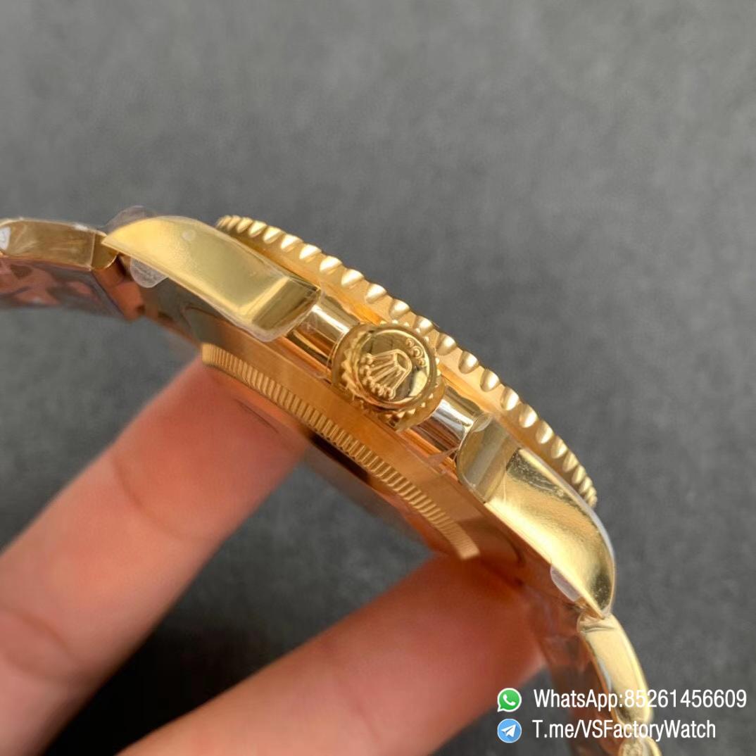 VSF Rolex Submariner 116618LB Blue Ceramic Bezel Black Dial 18K Yellow Gold Plated 904L Steel VS3135 Movement 04 VSF Rolex Submariner 116618LB Blue Ceramic Bezel Black Dial 18K Yellow Gold Plated 904L Steel VS3135 Movement 04