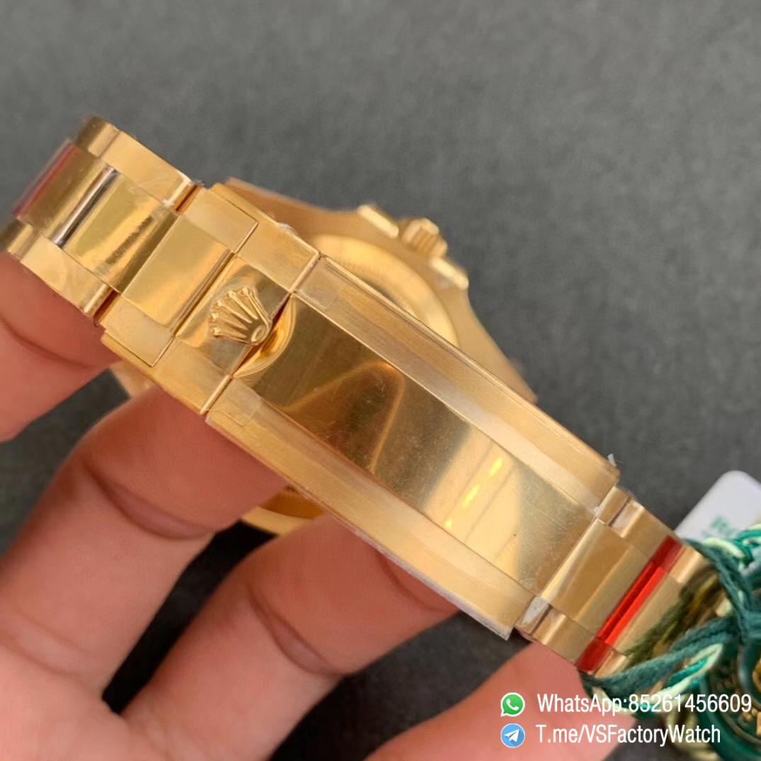 VSF Rolex Submariner 116618LB Blue Ceramic Bezel Black Dial 18K Yellow Gold Plated 904L Steel VS3135 Movement 06 VSF Rolex Submariner 116618LB Blue Ceramic Bezel Black Dial 18K Yellow Gold Plated 904L Steel VS3135 Movement 06