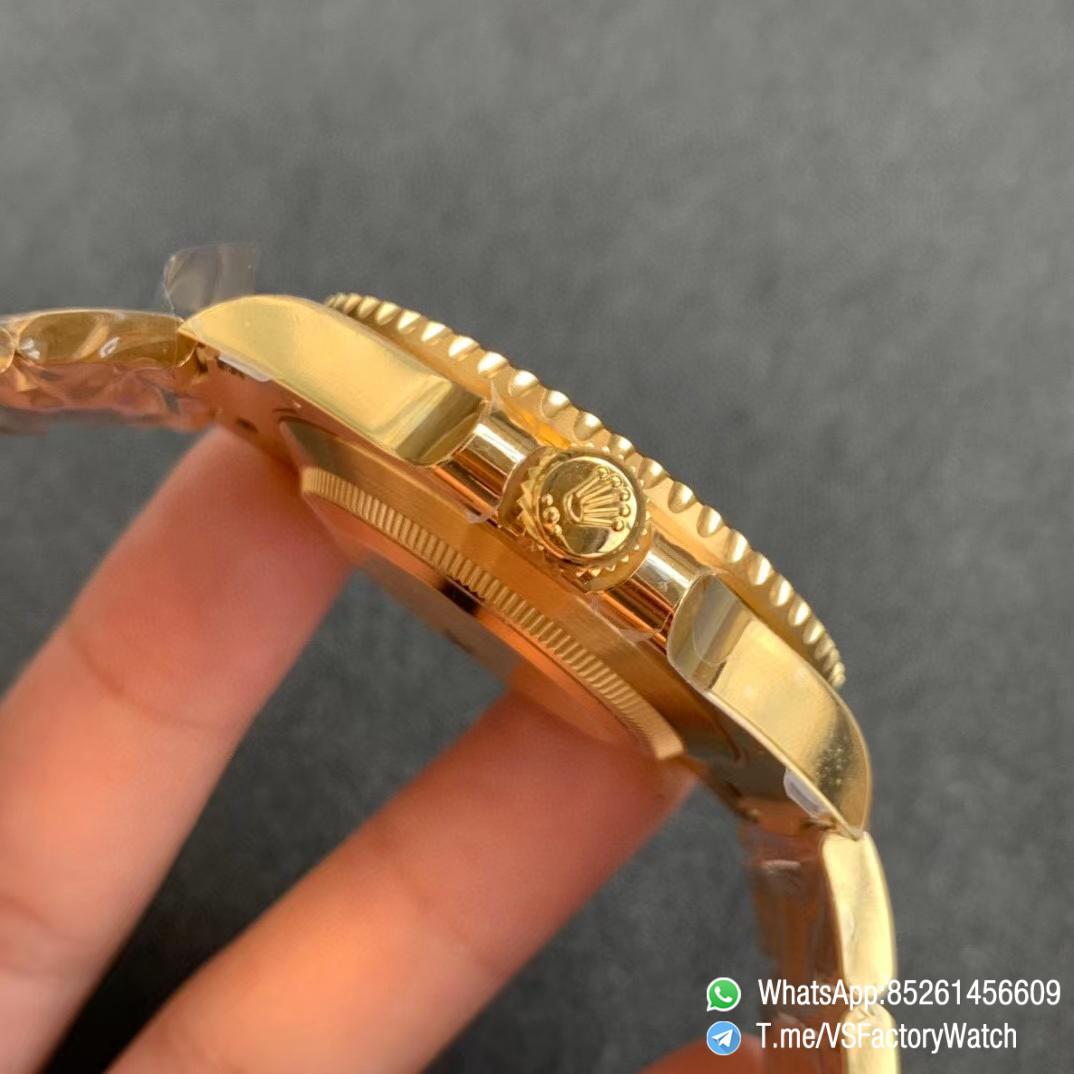 VSF Rolex Submariner 116618LN Black Ceramic Bezel Black Dial 18K Yellow Gold Plated on 904L Steel VS3135 Movement 04 VSF Rolex Submariner 116618LN Black Ceramic Bezel Black Dial 18K Yellow Gold Plated on 904L Steel VS3135 Movement 04