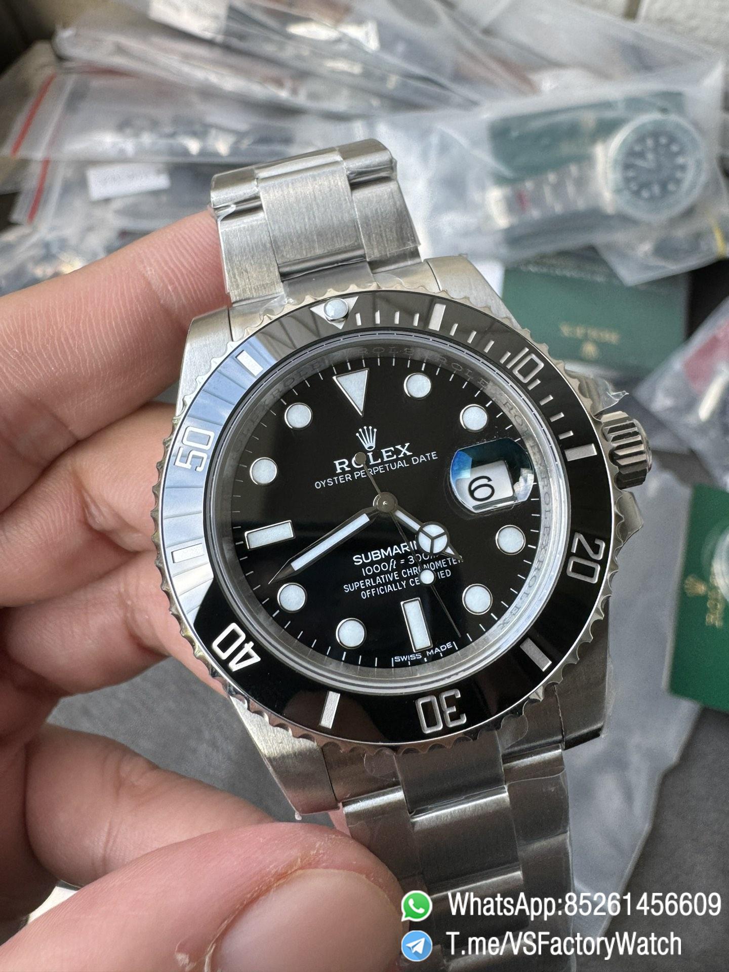 VSF Rolex Submariner Date 40mm 116610LN Black Dial Ceramic Bezel DanDong 3135 Movement 05 VSF Rolex Submariner Date 40mm 116610LN Black Dial Ceramic Bezel DanDong 3135 Movement 05