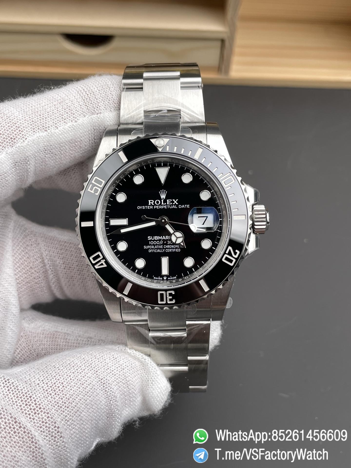 VSF Submariner 126610LN 41mm Black Dial Black Ceramic Bezel Oyster Bracelet DanDong 3235 Movement 72 Hours PR 01 1 VSF Submariner 126610LN 41mm Black Dial Black Ceramic Bezel Oyster Bracelet DanDong 3235 Movement 72 Hours PR 01 1