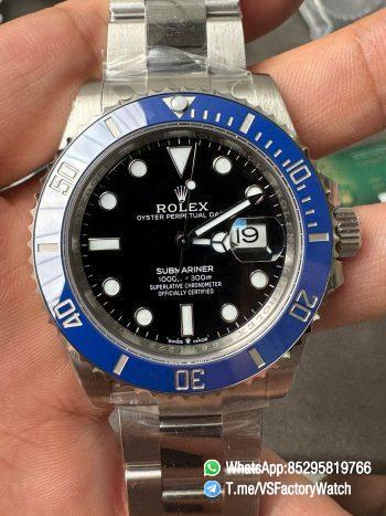 VSF Submariner Cookie Monster 41mm 126619LB Black Dial Blue Ceramic Bezel Oyster Bracelet DD3235 Movement 72 Hours Power Reserve 00