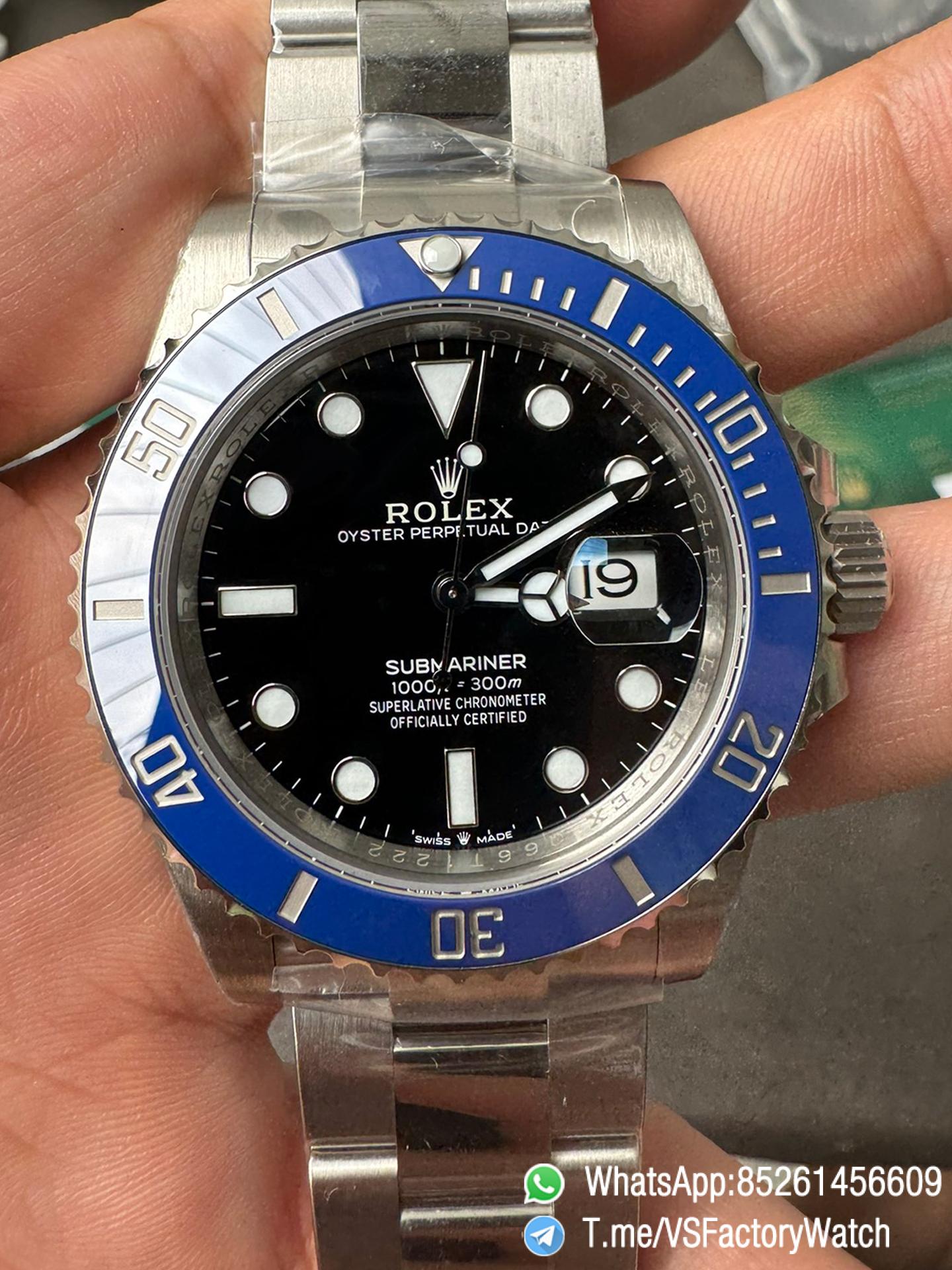 VSF Submariner Cookie Monster 41mm 126619LB Black Dial Blue Ceramic Bezel Oyster Bracelet DD3235 Movement 72 Hours Power Reserve 00 VSF Submariner Cookie Monster 41mm 126619LB Black Dial Blue Ceramic Bezel Oyster Bracelet DD3235 Movement 72 Hours Power Reserve 00