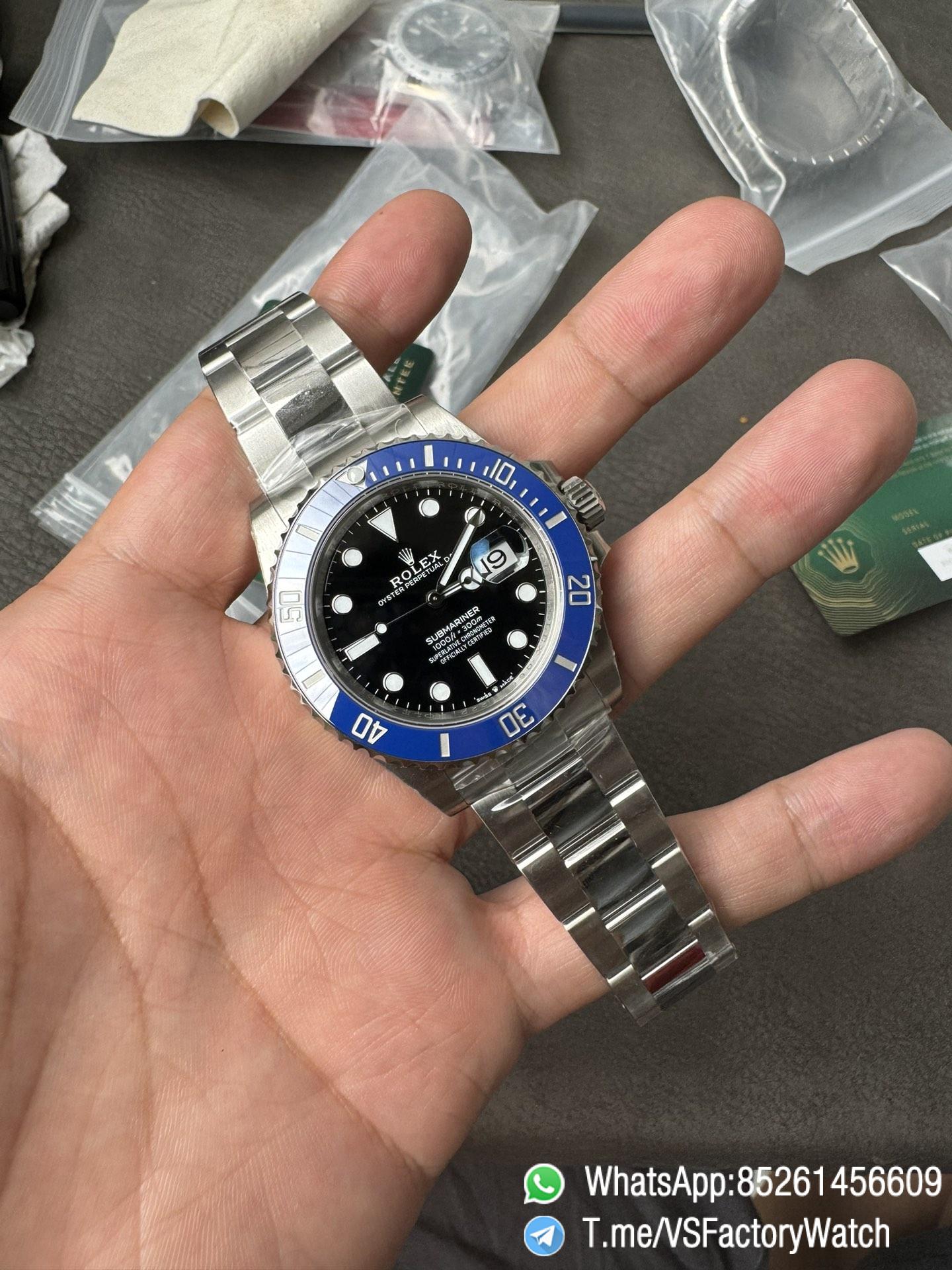 VSF Submariner Cookie Monster 41mm 126619LB Black Dial Blue Ceramic Bezel Oyster Bracelet DD3235 Movement 72 Hours Power Reserve 01 VSF Submariner Cookie Monster 41mm 126619LB Black Dial Blue Ceramic Bezel Oyster Bracelet DD3235 Movement 72 Hours Power Reserve 01