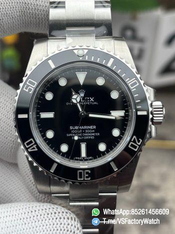 VSF Submariner No Date Sub 114060 40mm Black Dial Black Ceramic Bezel 904L Oyster Bracelet DanDong 3130 Movement 00