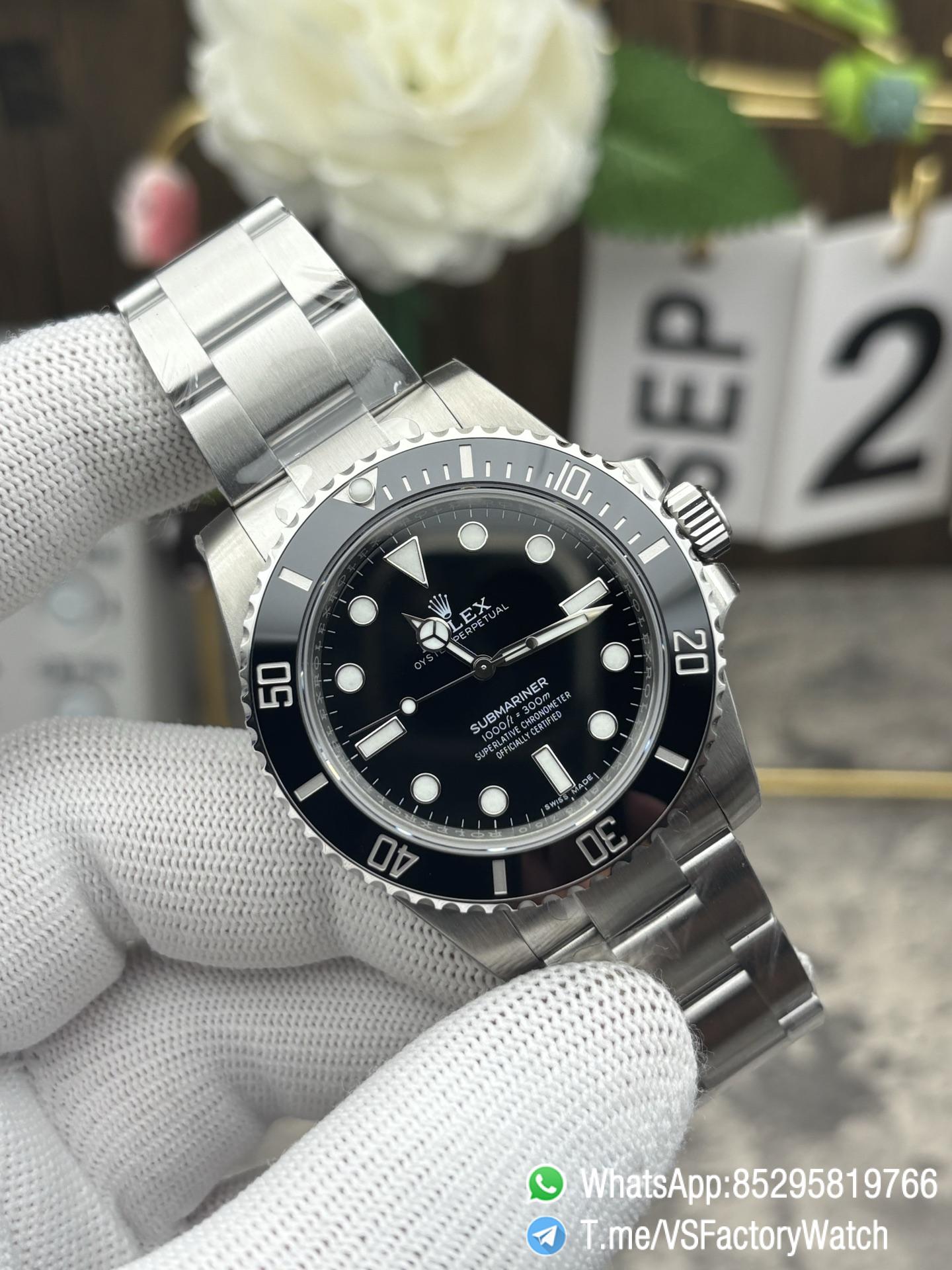 VSF Submariner No Date Sub 114060 40mm Black Dial Black Ceramic Bezel 904L Oyster Bracelet DanDong 3130 Movement 02 VSF Submariner No Date Sub 114060 40mm Black Dial Black Ceramic Bezel 904L Oyster Bracelet DanDong 3130 Movement 02
