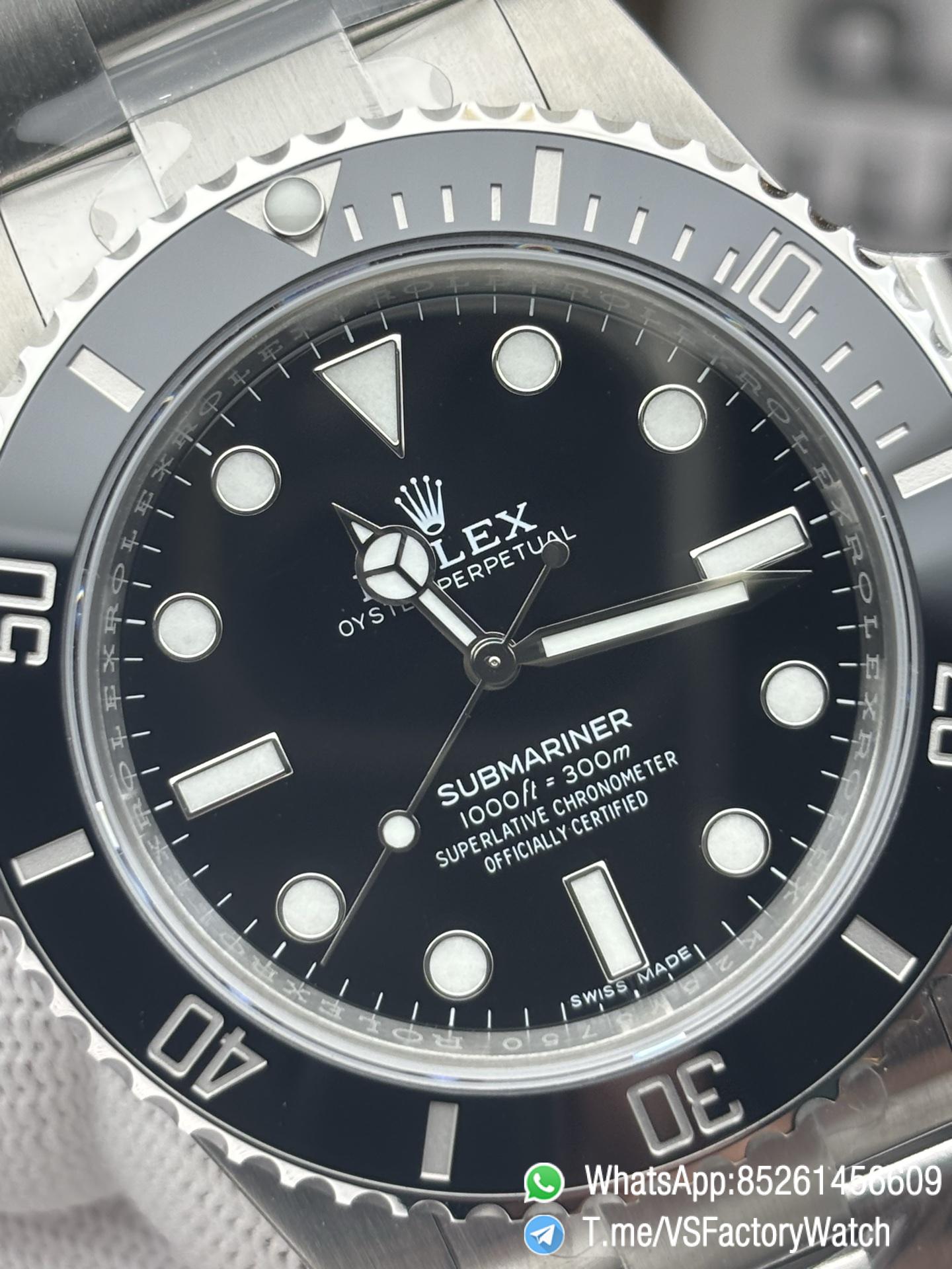 VSF Submariner No Date Sub 114060 40mm Black Dial Black Ceramic Bezel 904L Oyster Bracelet DanDong 3130 Movement 03 VSF Submariner No Date Sub 114060 40mm Black Dial Black Ceramic Bezel 904L Oyster Bracelet DanDong 3130 Movement 03