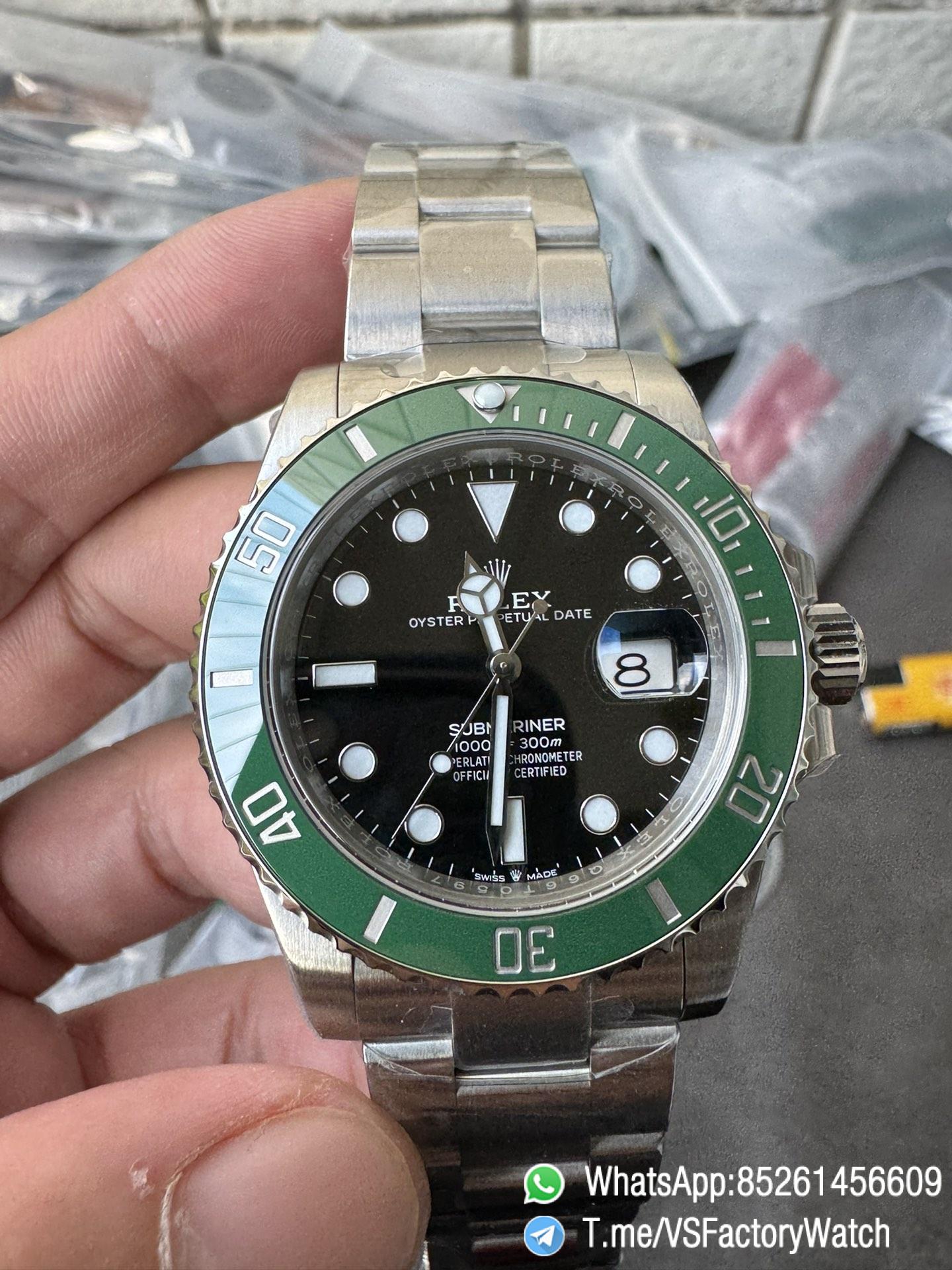 VSF Submariner Starbucks Sub Cermit 41mm 126610LV Black Dial Green Ceramic Bezel Oyster Bracelet DanDong 3235 Movement 72 Hours PR 04 VSF Submariner Starbucks Sub Cermit 41mm 126610LV Black Dial Green Ceramic Bezel Oyster Bracelet DanDong 3235 Movement 72 Hours PR 04
