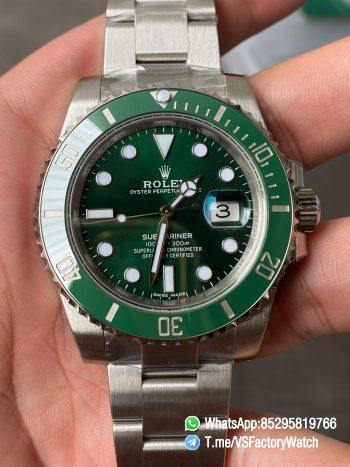 VSF Watch Rolex Submariner Hulk 40mm 116610LV Green Dial Green Ceramic Bezel DanDong 3135 Movement 00