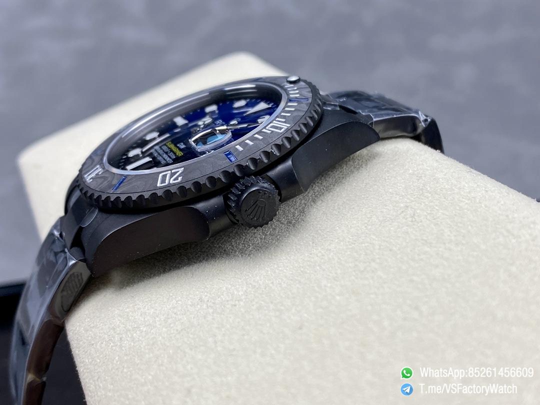 VSF DiW Submariner DLC 40mm Case and Bracelet Black and Blue Dial Black Carbon Fiber Bezel DanDong 3135 Movement 06 VSF DiW Submariner DLC 40mm Case and Bracelet Black and Blue Dial Black Carbon Fiber Bezel DanDong 3135 Movement 06