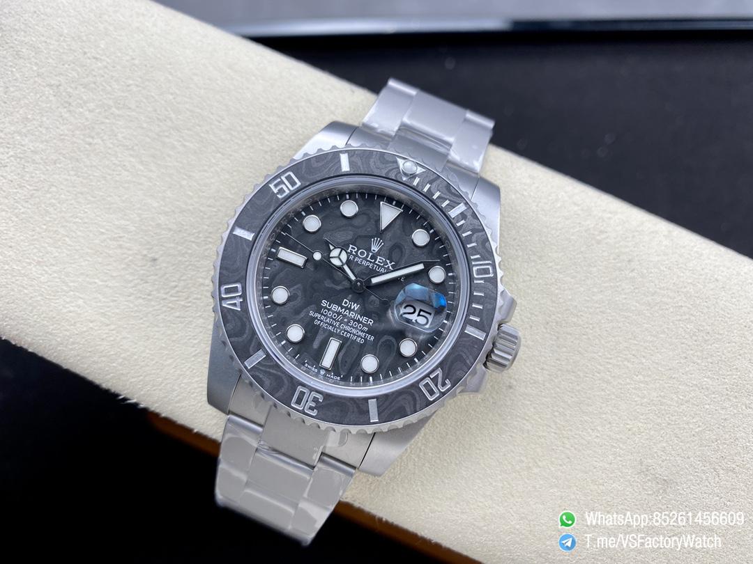 VSF Watches Submariner DIW 40mm Carbon Dial and Bezel Sandblasted Process on Stainless Steel Case and Bracelet DanDong 3135 Movement 04 VSF Watches Submariner DIW 40mm Carbon Dial and Bezel Sandblasted Process on Stainless Steel Case and Bracelet DanDong 3135 Movement 04
