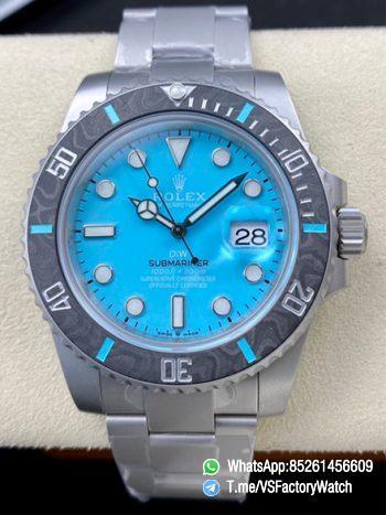 VSF Watches Submariner DIW 40mm Tiffany Blue Dial on Sandblasted Process on Stainless Steel Case and Bracelet DanDong 3135 Movement 00
