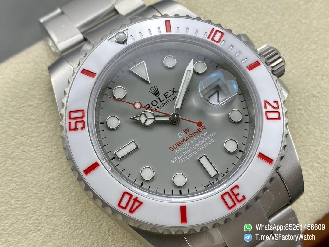VSF Watches Submariner DIW Gray Dial White Ceramic Bezel Sandblasted Proccess on Stainless Steel Case and Bracelet DanDong 3135 Movement 12 VSF Watches Submariner DIW Gray Dial White Ceramic Bezel Sandblasted Proccess on Stainless Steel Case and Bracelet DanDong 3135 Movement 12
