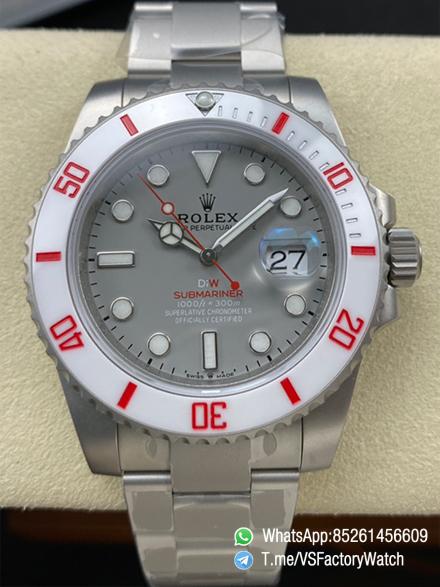 VSF Watches Submariner DIW Gray Dial White Ceramic Bezel Sandblasted Proccess on Stainless Steel Case and Bracelet DanDong 3135 Movement 20 VSF Watches Submariner DIW Gray Dial White Ceramic Bezel Sandblasted Proccess on Stainless Steel Case and Bracelet DanDong 3135 Movement 20