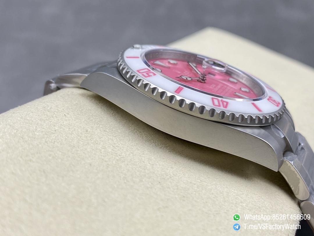 VSF Watches Submariner DIW Pink Dial White Ceramic Bezel Sandblasted Process on Stainless Steel Case and Bracelet DanDong 3135 Movement 15 VSF Watches Submariner DIW Pink Dial White Ceramic Bezel Sandblasted Process on Stainless Steel Case and Bracelet DanDong 3135 Movement 15